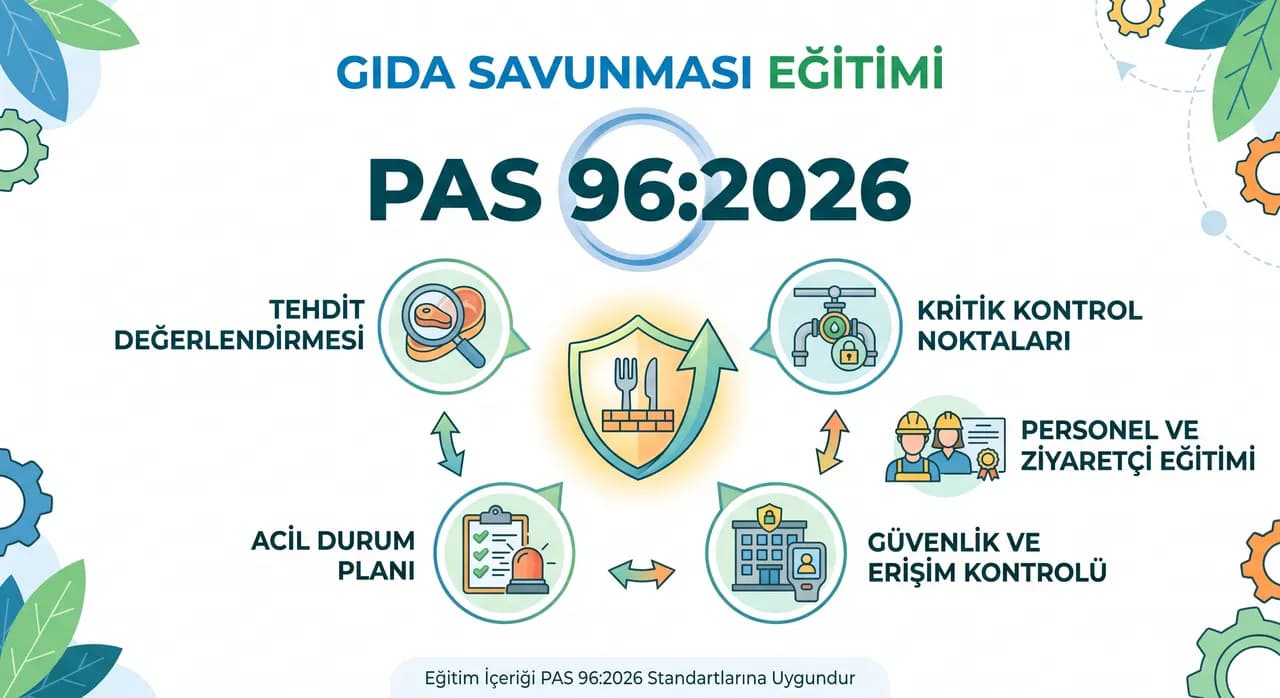 Gıda Savunması (TACCP) Eğitimi (PAS 96:2026 Temelli)